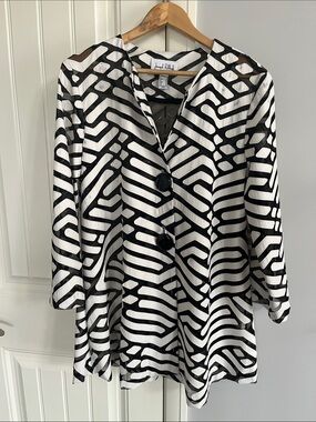 Joseph Ribkoff Geometric Cardigan 12